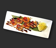 Креветки BBQ на шпажке