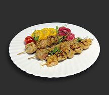 Свиная шея BBQ на шпажке
