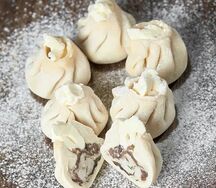 Димсамы с курицей и грибами