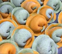 Пельмени с кальмаром