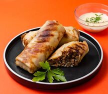 Блины с мясным фаршем