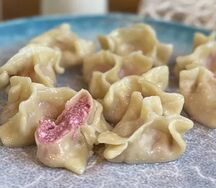 Вареники с вишней и творогом