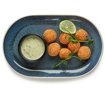 Крабовые пончики с креветкой