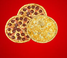 Две пепперони и сырная