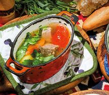 Хашлама с говядиной