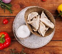 Пельмени с кониной