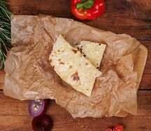 Кыстыбый с картофелем и грибами