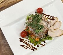С фунчозой и овощами