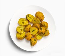 Картошечка мини отварной с маслом и укропом