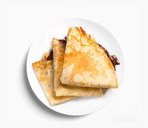 Блинчики с пастой Нутелла