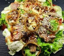 Салат Тёплый с говядиной