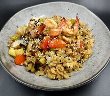 Рис с креветкой