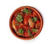 Котлетки из индейки с овощами