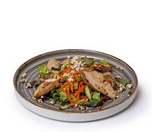 Маш-салат с курицей 