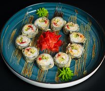 Горячий ролл Бамбук с крабом