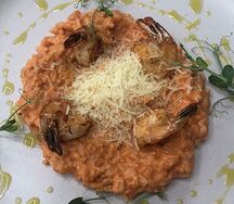 Ризотто с креветками
