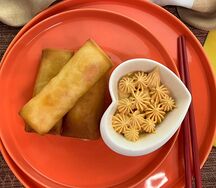 Спринг ролл с пикантной куриной грудкой