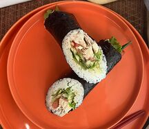 Кимпаб с пикантной куриной грудкой