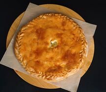 Даргинское чуду с курицей и грибами