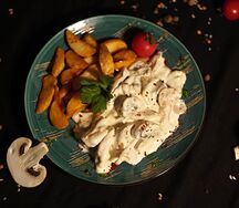 Курица в сливочном соусе