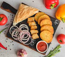Картофель с курдюком