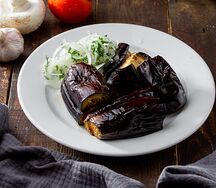 Баклажаны с курдюком