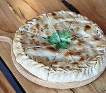 Даргинское чуду с курицей и грибами