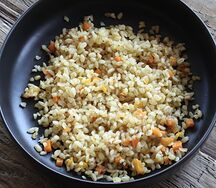 Булгур с овощами