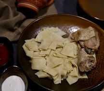 Хинкал с курицей