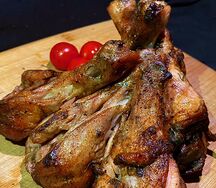 Шашлык из куриной голени