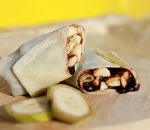 Роллинг с шоколадом и бананом 