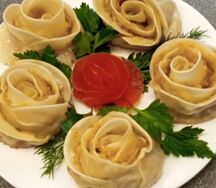 Розочки с тыквой