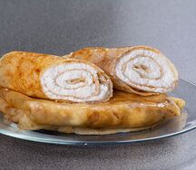 Блинчик с творогом