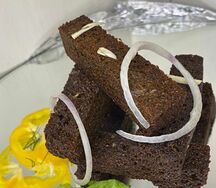 Гренки бородинские с чесноком