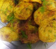 Картофель на мангале