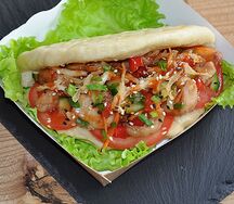 Бао с креветками