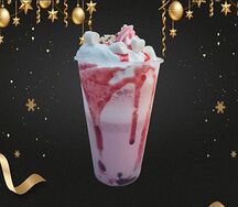 Bubble tea Вишнёво - миндальный десерт