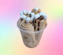 Жареное мороженое Моккачино