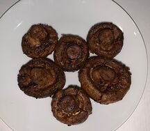Грибы на мангале
