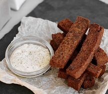 Гренки чесночные