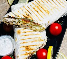 Шаурма с двойной порцией курицы