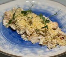 Фарфалле с креветкой