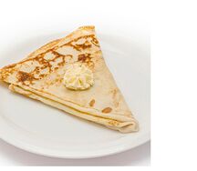 Блин со сливочным маслом