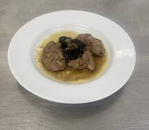 Печень куриная с черносливом