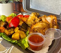 Соте с куриным шашылком