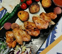 Шашлык из куриных крылышек
