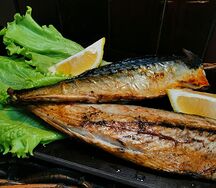 Скумбрия на углях