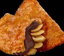 Чебурек с бананом и Нутеллой