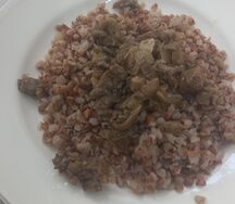 Каша гречневая с грибами