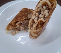 Блины с курицей